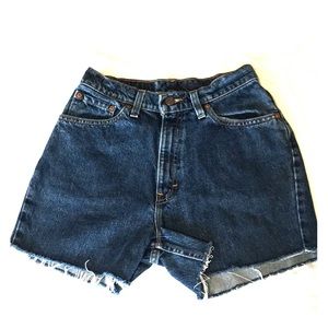 Vintage Levi’s Jeans Cut Off Shorts